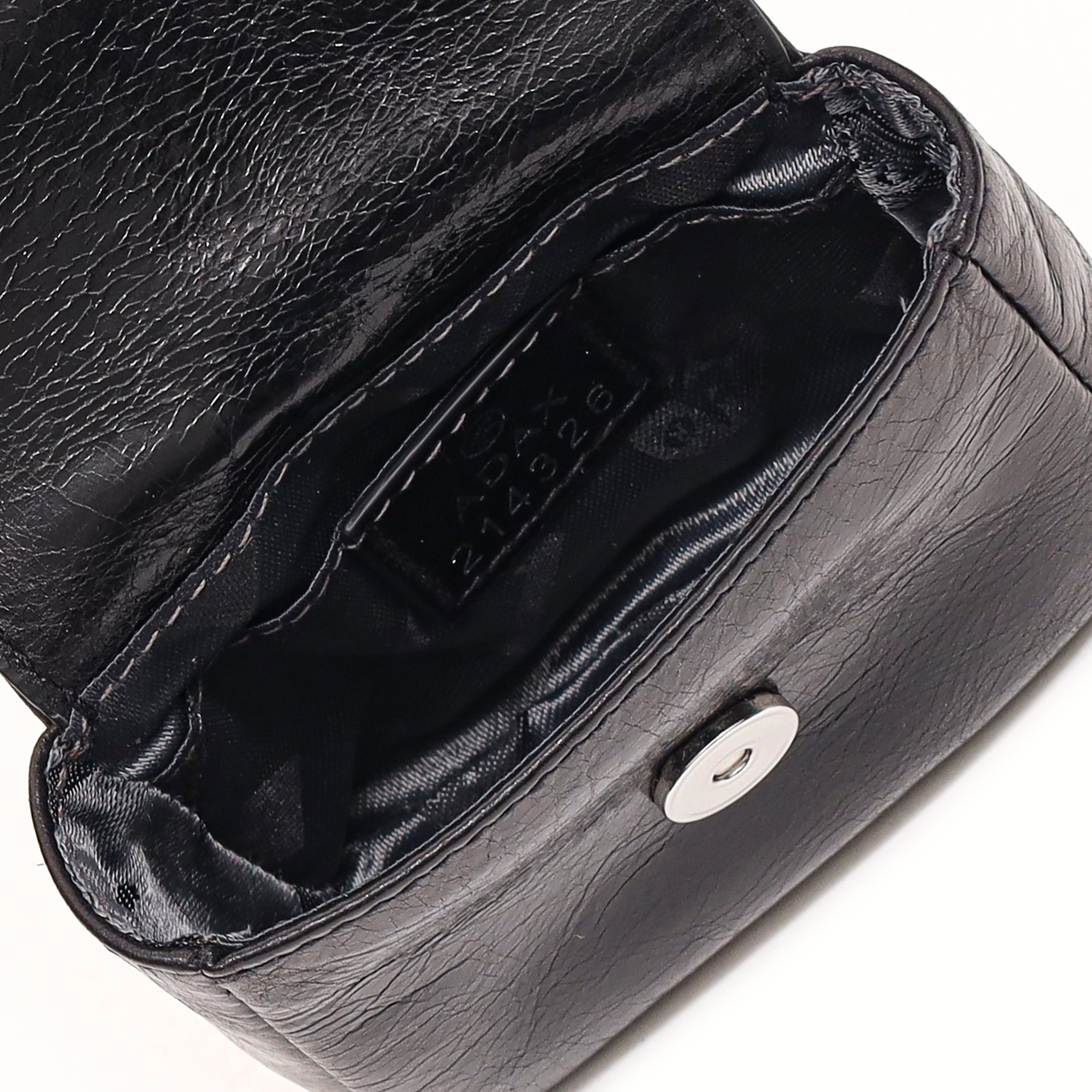 Filipa Mini taske med vedhæng - sort